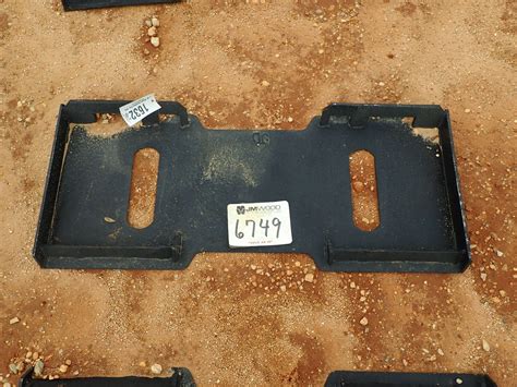 skid steer quick attach plate dxf|quick attach skid steer plate.